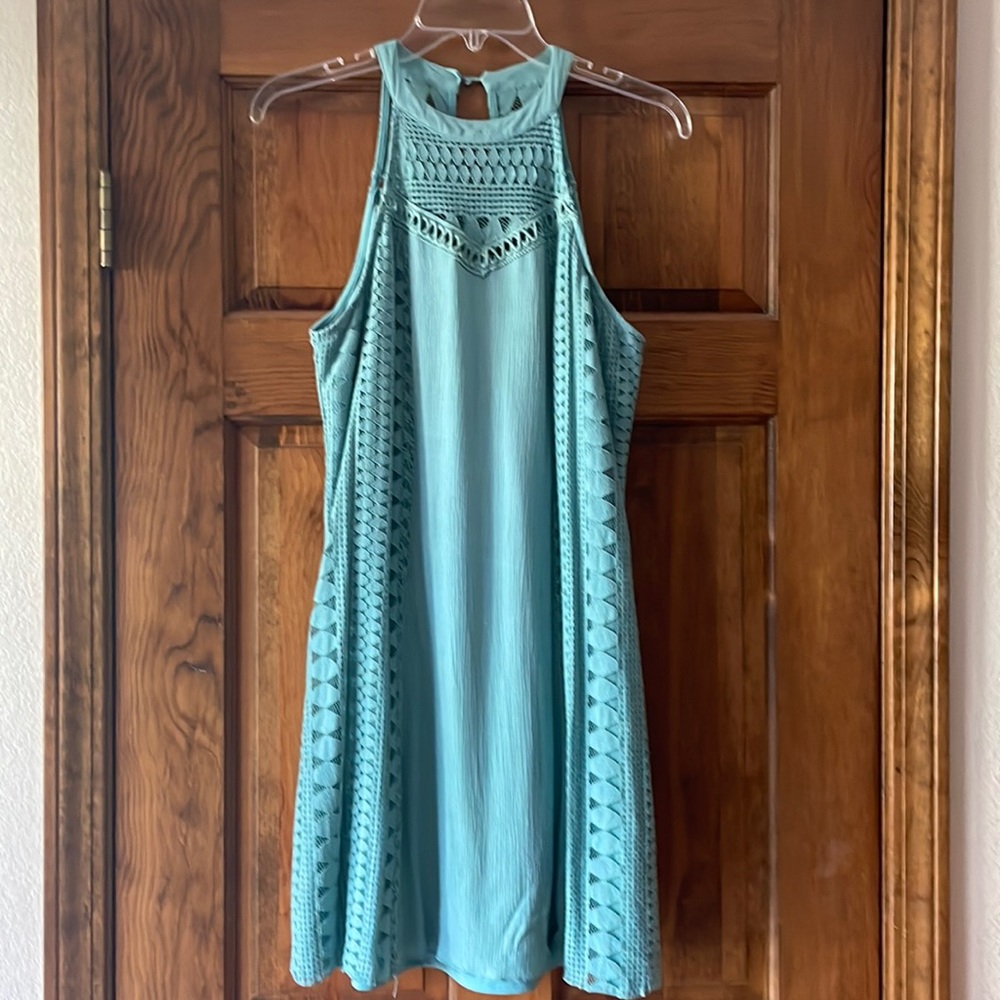 Mint green dress